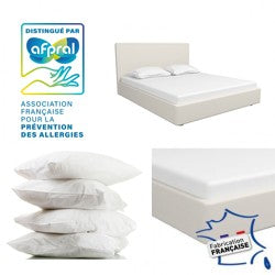 Housses de matelas anti acarien Kit complet - Lit L : 140cm - (Housse:200*200cm)