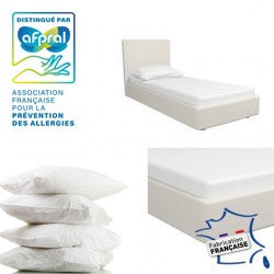 Housses de matelas anti acarien Kit complet - Lit 1 pers. - L : 90cm